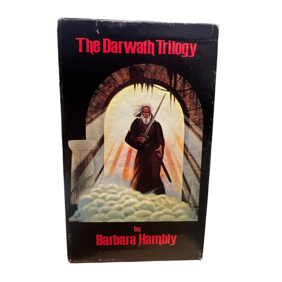 Vintage The Darwath Trilogy By Barbara Hambly Soft Cover Slipcase DelRey See Pic - Picture 5 of 7